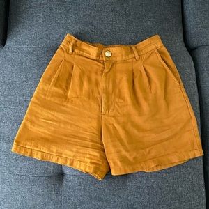 Big Bud Press Trouser Shorts Spicy Mustard S